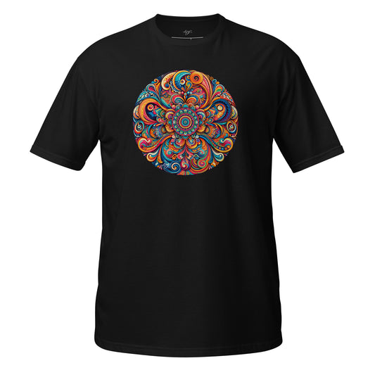 Kaleidoscopic Mandala: A Psychedelic Harmony - t-shirt