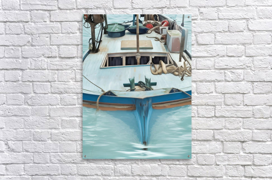 Anchored Serenity by Le Boulanger - Acrylic Print