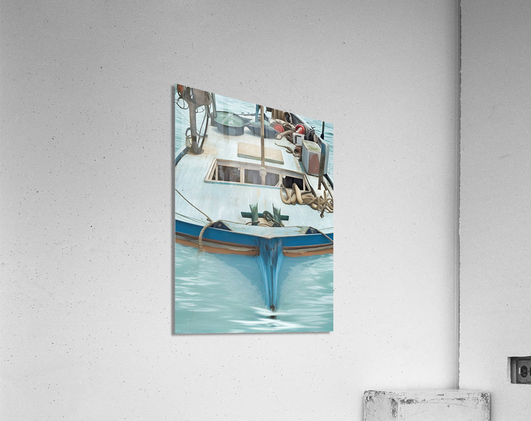 Anchored Serenity by Le Boulanger - Acrylic Print