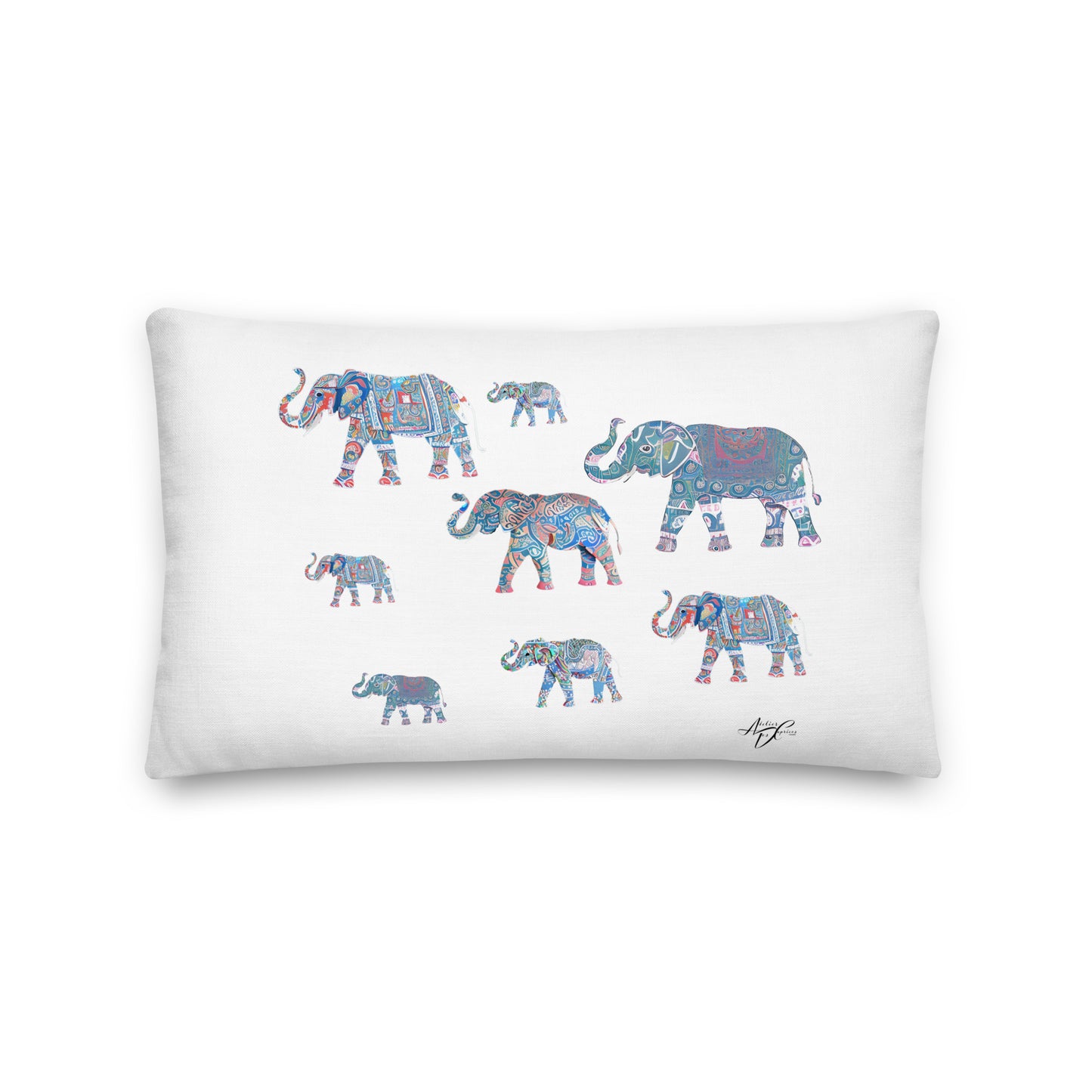 Elephants' Parade - Premium Pillow