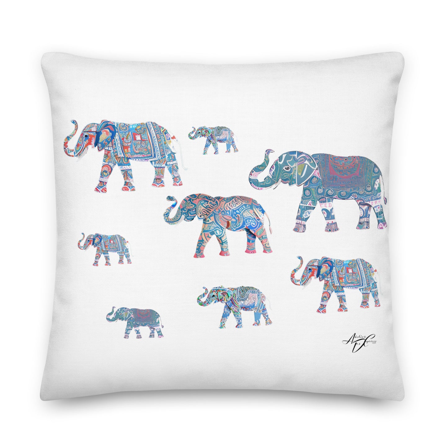 Elephants' Parade - Premium Pillow