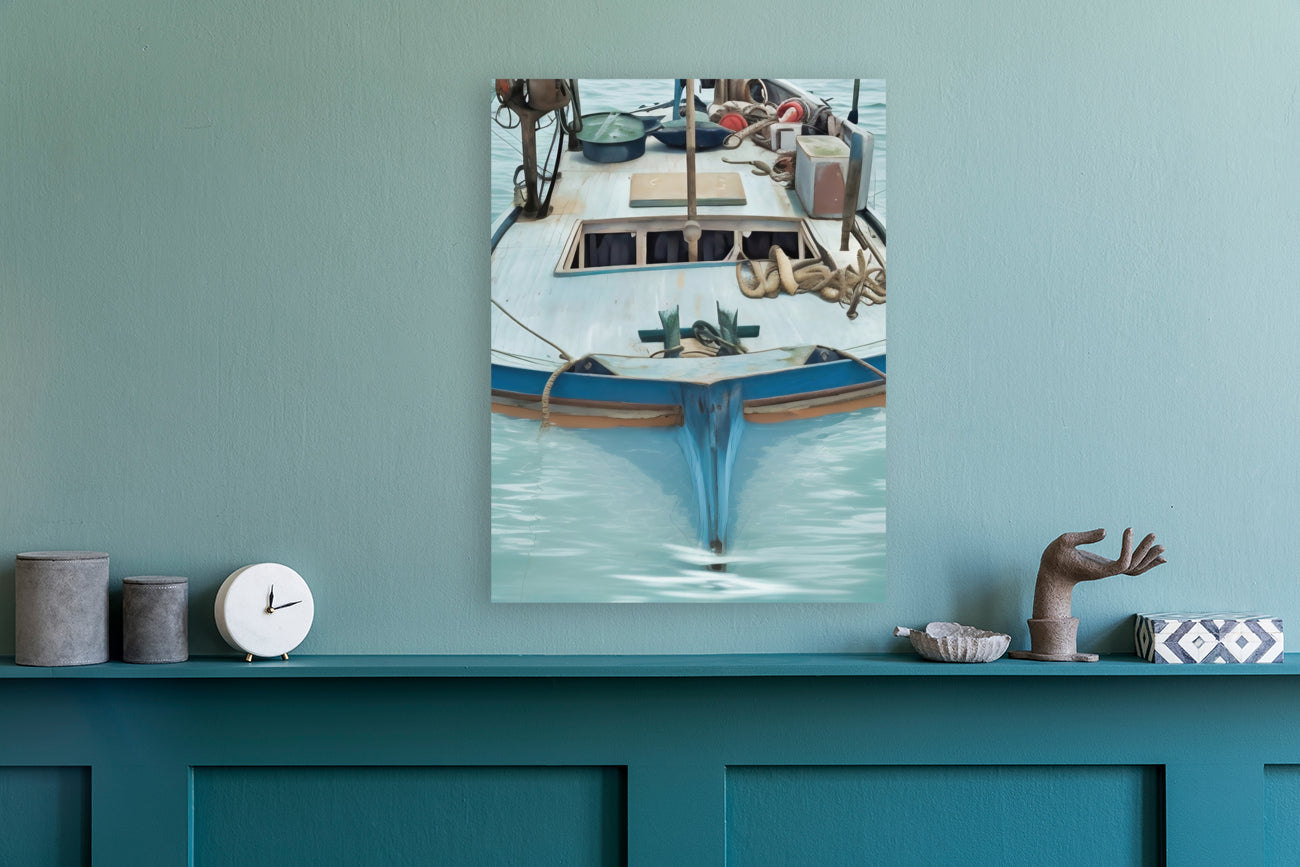Anchored Serenity by Le Boulanger - Giclée Stretched Canvas Print