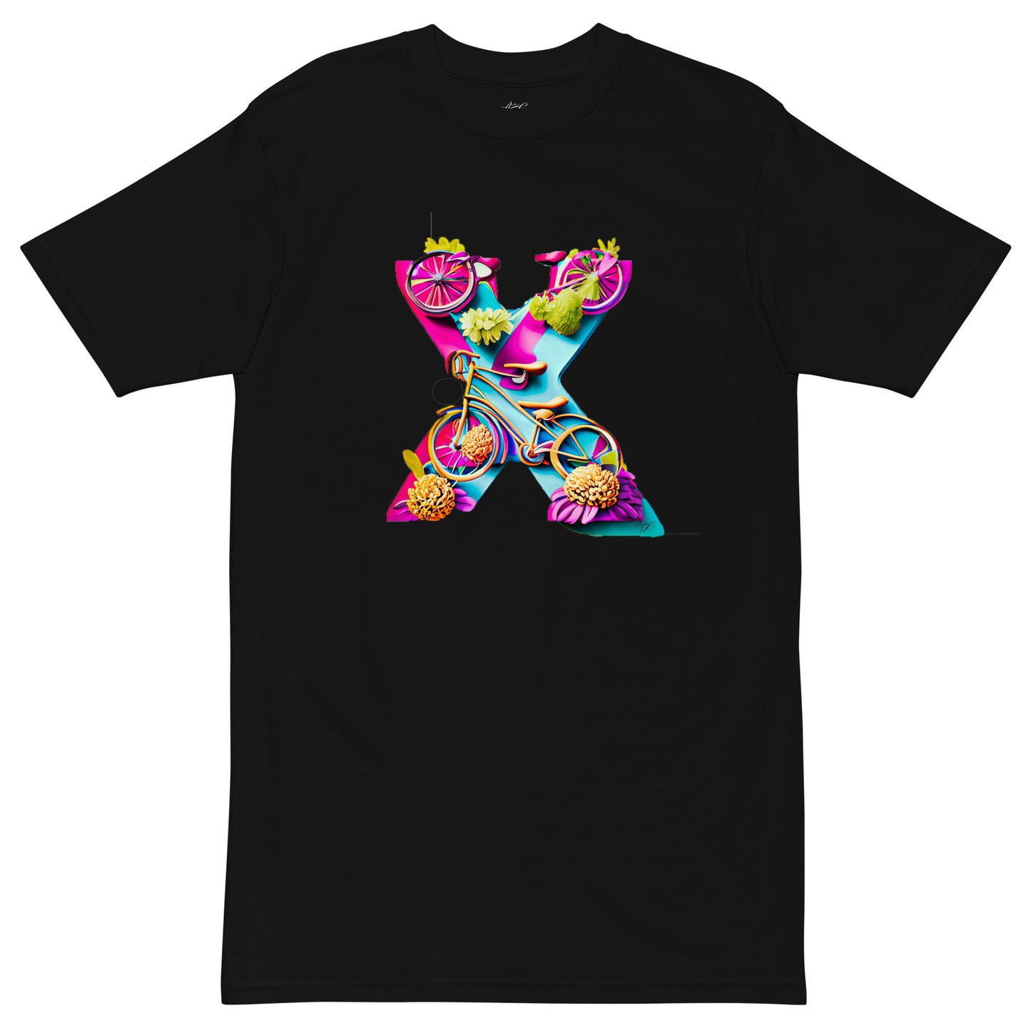 T-shirt épais haut de gamme Colorful X Rides