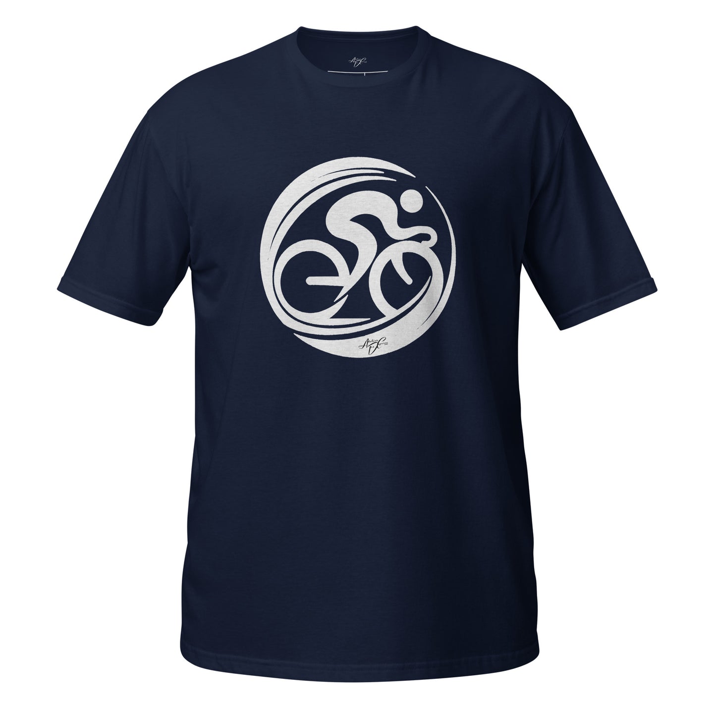 T-shirt abstrait Dynamic Cyclist - Exclusivité à l'Atelier des Caprices