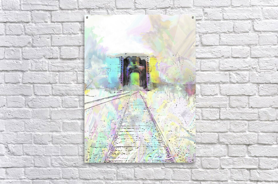 Chromatic Journey: The Tunnel s Spectrum by Le Boulanger - Acrylic Print