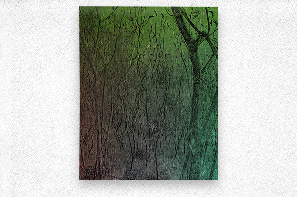Whispers in the Grove by Le Boulanger - Brushed Metal Print