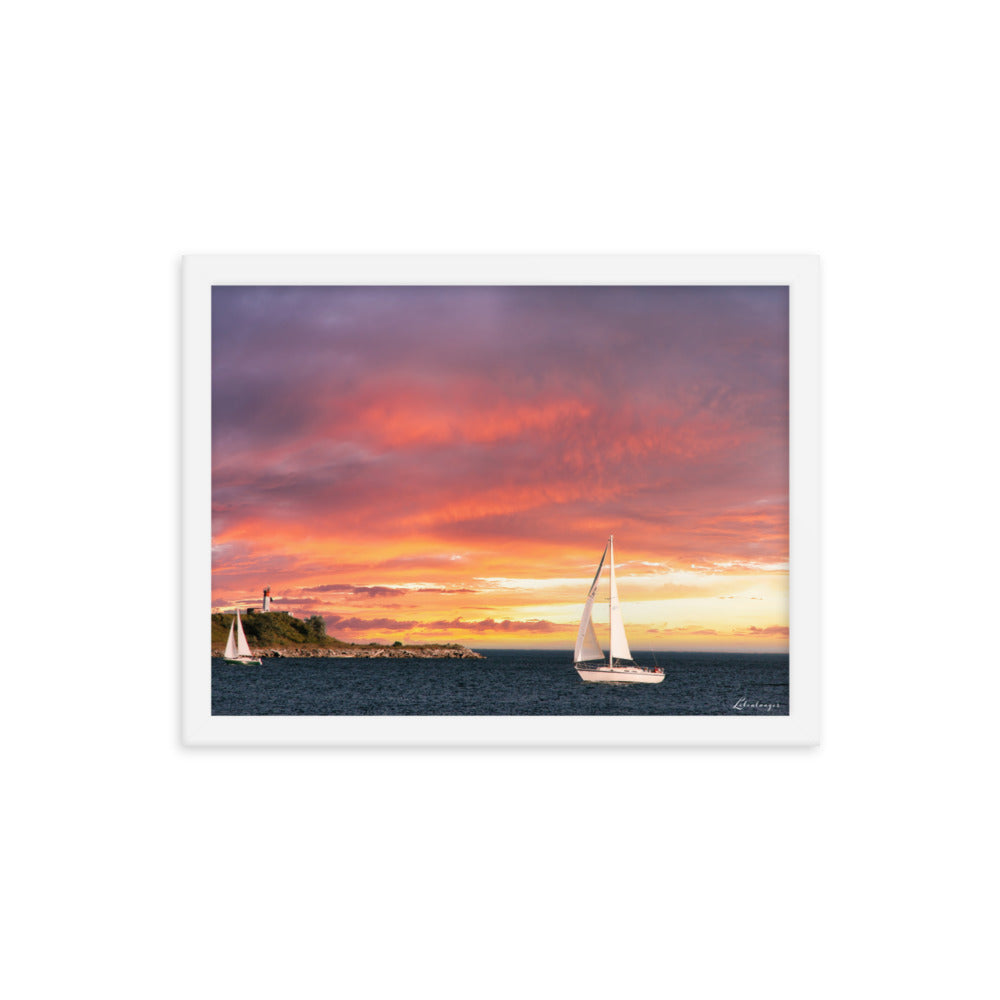 The Islands -  Framed photo paper poster (By Le Boulanger)