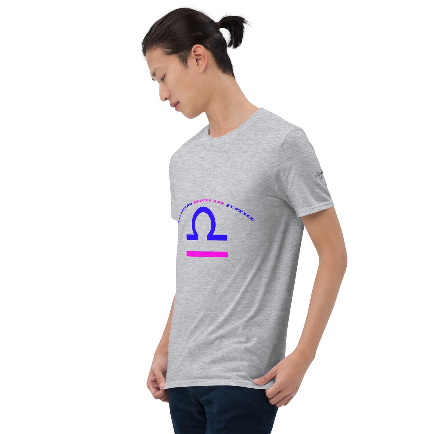 Signe Balance -T-shirt unisexe à manches courtes