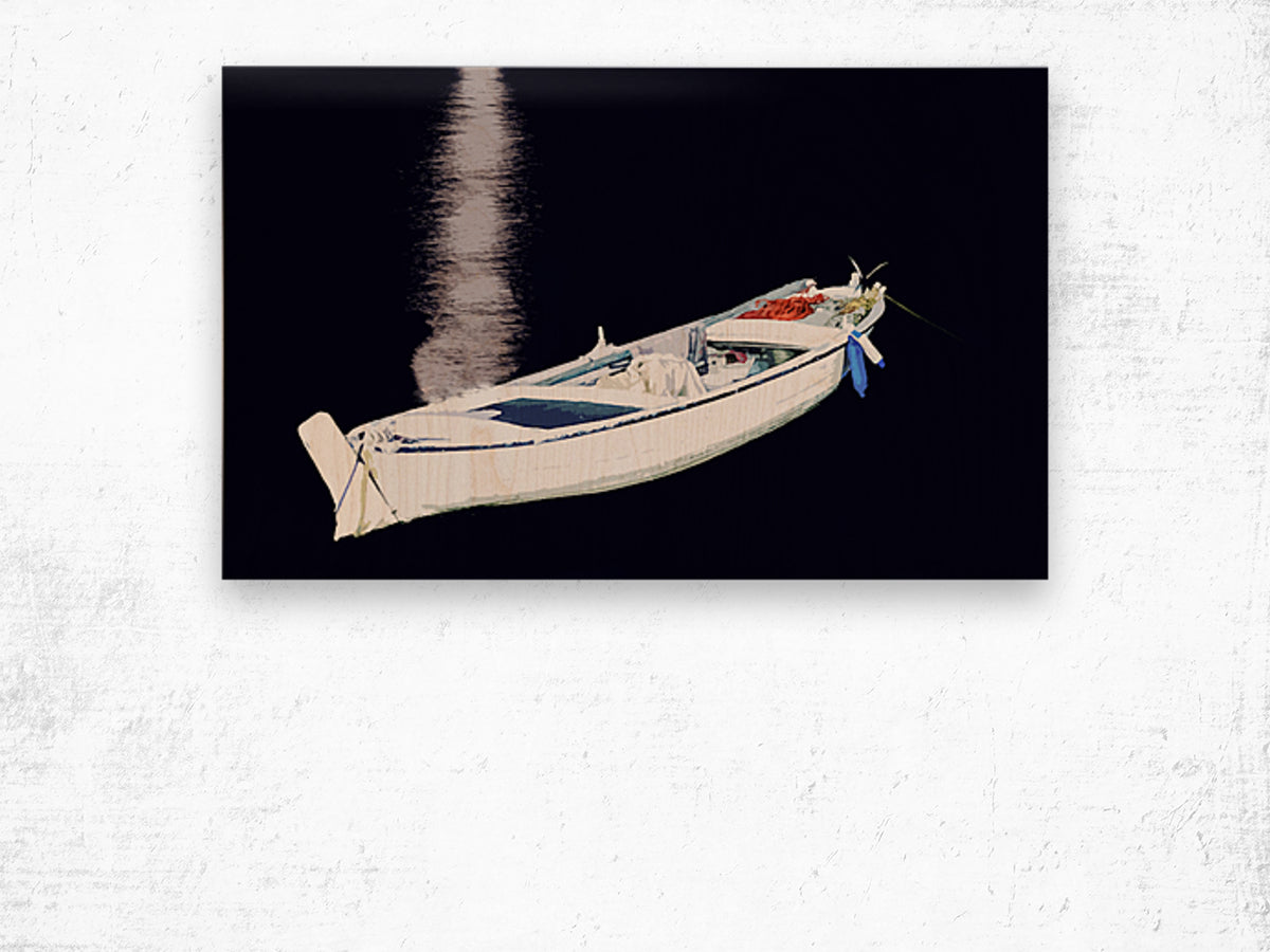 Fishing Boat by Le Boulanger - Wood Print
